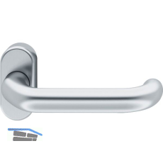 FSB FH-Rahment�rdr�cker 97 0625 Hochhaltefeder ovale Rosette Edelstahl matt