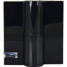 Trennwand-Aufschraubband Kunststoff schwarz, rechts