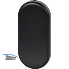 FSB Blindrosette 17 1757 oval, Aluminium tiefschwarz �hnlich RAL 9005