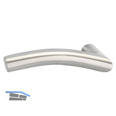 MARCHESI Dr�ckerlochteil NEW YORK - ohne Rosette, VK 8 mm, Edelstahl matt, links