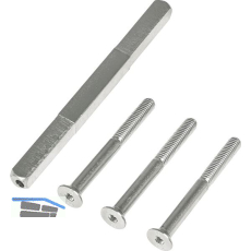 SH-Befestigungsset, Dr�ckerstift u. Schrauben, TS 75-85, Stahl verzinkt