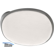 MARCHESI T�rknopf gekr�pft oval, 51 x 81 x 47, Edelstahl matt