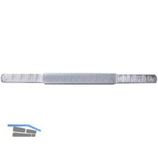 Kerbstift abgesetzt von 10 auf 8 mm, 150 mm, Stahl verzinkt