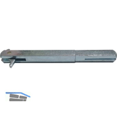 Wechselstift Schraubverbindung, 100 mm, TS-80 mm,VK abges. 8,5 auf 8 mm,verzinkt