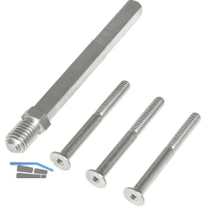 SH-Befestigungsset, Wechselstift und Schrauben, TS 105-115, Stahl verzinkt