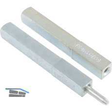 Dr�ckerstift GEOS 247V geteilt, LI 70 x LA 70, VK: 8,5/9/8,5 mm, Stahl verzinkt