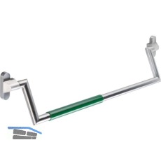 HEWI Panikstange 160XA30 o. Stift f�r BKS, 761-860mm, Edelstahl /Polyamid gr�n