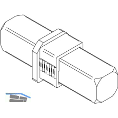 HEWI Wechselstift 72.9PS VK 9 x 40 mm, verzinkt