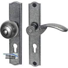 Sicherheits-Wechselgarnitur STUBAI PZ88, rechts,verzinkt schwarz hell passiviert