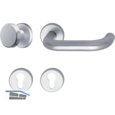 FH-Wechselgarnitur WG 1754/D70M - auf Rosette PZ, VK 9, TS 59-63, silber