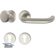 FH-Wechselgarnitur WG 1754/D70M - auf Rosette PZ, VK 9, TS 59-63, Edelstahl