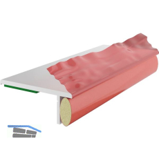 I-Flachleiste 60/3 mit integriertem illmod I-Schaum, selbesklebend