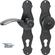 HALC� Wechselgarnitur STUBAI - auf LS Stubai, links, schwarz hell passiviert