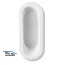 Schiebet�rmuschel HEWI 542, Nylon reinwei�