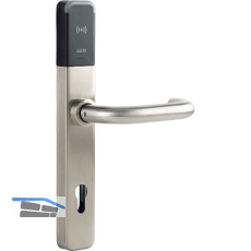 SALTO Langschild-Halbgarnitur XS4 One EM754DUFH VK 9 mm PZ 92 IP55 Edelstahl