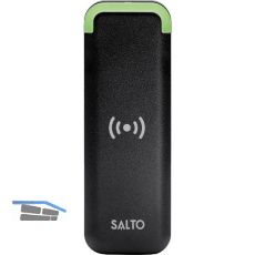 SALTO Wandleser Mifare XS4 2.0 schmal, 100 x 34,5 x 15 mm, Kunststoff schwarz