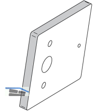 SALTO Distanzplatte f�r Schrankschloss XS4-Locker