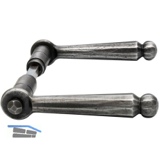 SCH�SSWENDER Dr�ckerpaar SIEGFRIED, Ansatz 18 mm, Stahl schwarz passiviert