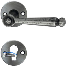 SCH�SSWENDER Dr�ckergarnitur SIEGFRIED - auf Rosette PZ, schwarz verzinkt