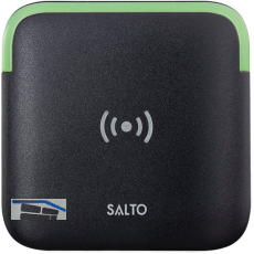 SALTO Wandleser Mifare XS4 2.0, 95,5 x 95,5 x 22 mm, Kunststoff schwarz
