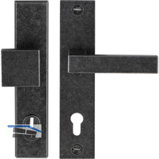 Sicherheits-Wechselgarnitur STUMM PZ92, rechts, verzinkt schwarz passiviert