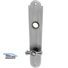 SCH�SSWENDER Langschild ELITE - WC 90, m. Absteller, 38 - 45, schwarz passiviert