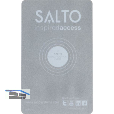 SALTO Mifare 1K Constructions-Card kontaktlos Kunststoff grau