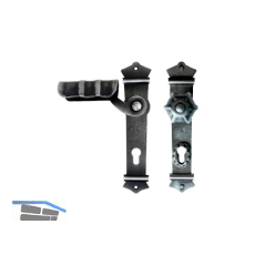 Sicherheits-Wechselgarnitur URBAN PZ88, links, schwarz passiviert lackiert