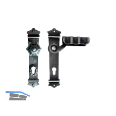 Sicherheits-Wechselgarnitur URBAN PZ92, rechts, schwarz passiviert lackiert