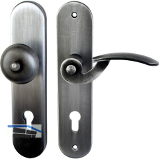 Sicherheits-Wechselgarnitur TOSKANA PZ88, rechts, verzinkt geschw�rzt