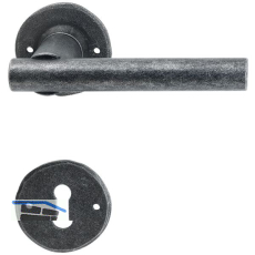 HALC� Dr�ckergarnitur IMST - auf Rosette BB, TS-50, schwarz passiviert