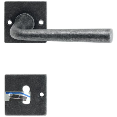 HALC� Dr�ckergarnitur S�LL - auf Rosette BB, TS-50, schwarz passiviert