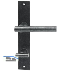 HALC� Dr�ckergarnitur IMST - auf Schild WC 90, TS-50, schwarz passiviert