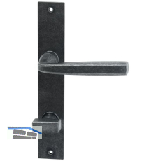 HALC� Dr�ckergarnitur HALL - auf Schild WC 90, TS-50, schwarz passiviert