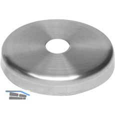 SCH�SSWENDER Abdeckrosetten zum Aufkleben f�r Handlauftr�ger starr, Edelstahl