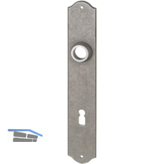 HALC� Langschild GR�DEN - BB 90, Eisen thermopatiniert