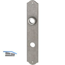 HALC� Langschild GR�DEN - WC 90, 38 - 45, Eisen thermopatiniert