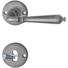 HALC� Dr�ckergarnitur GR�DEN - auf Rosette BB, 38 - 45, thermopatiniert