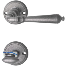 HALC� Dr�ckergarnitur GR�DEN - auf Rosette WC, 38 - 45, thermopatiniert