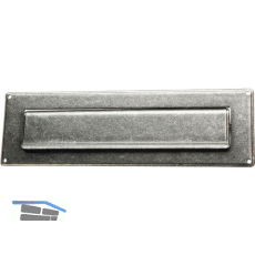 HALC� Briefeinwurf 285 x 85 mm, Eisen verzinkt schwarz passiviert