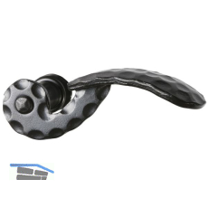 HALC� Dr�ckerlochteil SILL - rechts, Stahl schwarz lackiert