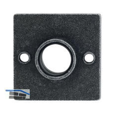 HALC� Dr�ckerosette HALL & S�LL, 52 x 52 mm, verzinkt schwarz passiviert
