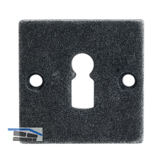 HALC� Schl�sselrosette HALL & S�LL - BB, 52 x 52 mm, verzinkt schwarz passiviert