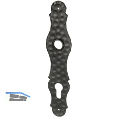 HALC� Langschild SILL - PZ 88, Stahl schwarz lackiert