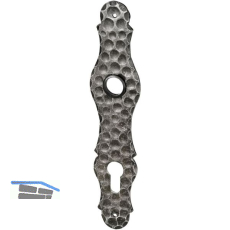 HALC� Langschild SILL - PZ 88, Stahl verzinkt schwarz passiviert