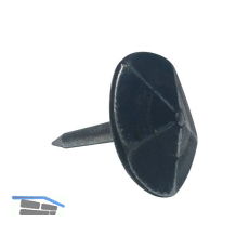 HALC� Ziern�gel �25mm, verzinkt schwarz hell passiviert