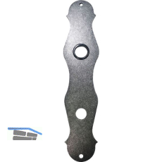 HALC� Langschild STUBAI - WC 90, verzinkt schwarz hell passiviert