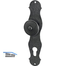 HALC� Knopflangschild STUBAI - verzinkt schwarz hell passiviert