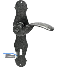 HALC� Dr�ckergarnitur STUBAI - auf Schild BB verzinkt schwarz hell passiviert