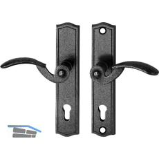 Sicherheits-Dr�ckergarnitur STUBAI PZ88, verzinkt schwarz hell passiviert